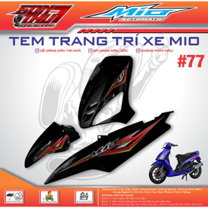 TEM XE MIO SPORT #77 (TEM 3 LỚP - SIÊU NÉT - SIÊU ĐẸP - SIÊU CUTE)
