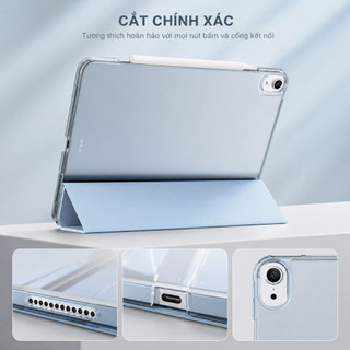 KTGGHG Ốp lưng trong suốt hoàn toàn, giá rẻ, chống va đập cho iPad 11/10th Air 4/5 & 6/7/8th  11"/10.9" 7~9th 10.2"