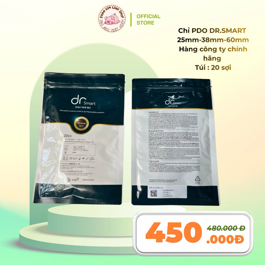 Chỉ Mono PDO 25-38-60mm Dr.Smart mẫu mới