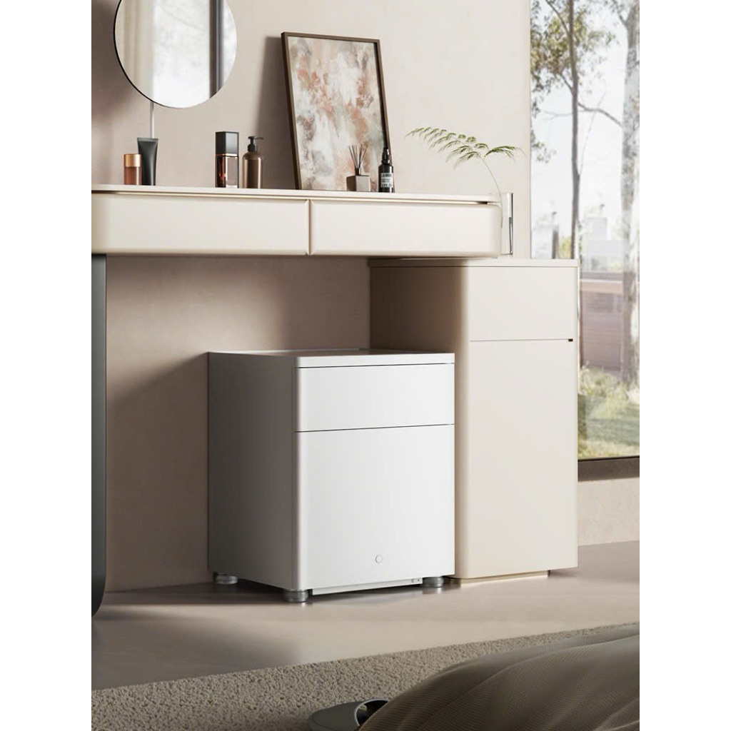 Két Sắt Xiaomi CRMCR 50YN Đầu  Giường Nhập Khẩu  -  Có Thể Sạc Điện Thoại Và Tự Sáng Khi Bước Gần Có Hai Ngăn Khóa Riêng