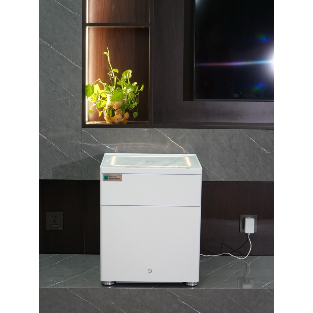 Két Sắt Xiaomi CRMCR 50YN Đầu  Giường Nhập Khẩu  -  Có Thể Sạc Điện Thoại Và Tự Sáng Khi Bước Gần Có Hai Ngăn Khóa Riêng