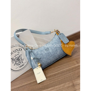 Túi Kẹp Nách Chio Denim BST Mới 2 Quai Thay Đổi