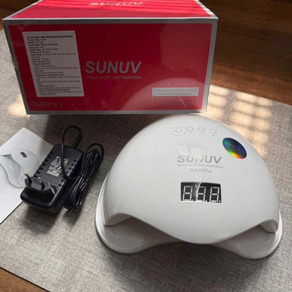Máy hơ gel móng tay SUN5 PLUS