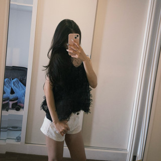 (Freesize <55kg) Áo tua rua 2 lớp form chữ A - Pearla.studio