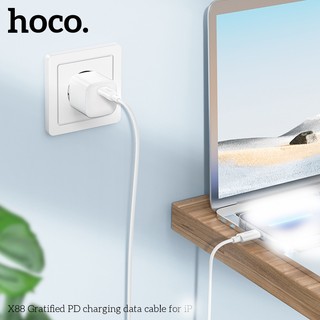 Cáp sạc nhanh Hoco X88 cổng TypeC to LaiNing 20W, dài 1M (Trắng)