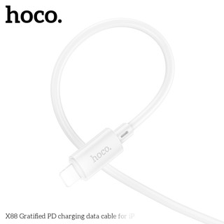 Cáp sạc nhanh Hoco X88 cổng TypeC to LaiNing 20W, dài 1M (Trắng)