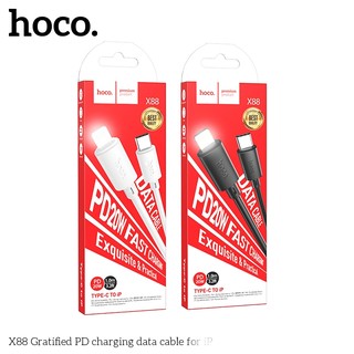 Cáp sạc nhanh Hoco X88 cổng TypeC to LaiNing 20W, dài 1M (Trắng)