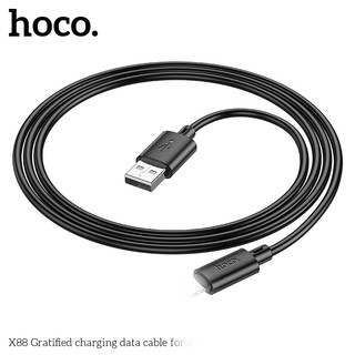 Cáp sạc nhanh Hoco X88 cổng LaiNing, max 2.4A, dài 1M (Trắng)