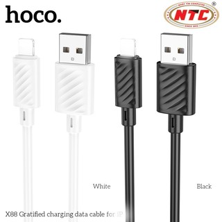 Cáp sạc nhanh Hoco X88 cổng LaiNing, max 2.4A, dài 1M (Trắng) - Phụ Kiện Nhất Tín