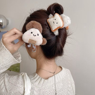 Kẹp Tóc Bánh Mì Cơm Nắm Cute Hàn Quốc – Kẹp Tóc Bông Dễ Thương Phong Cách Ulzzang Hot Trend Cho Nữ