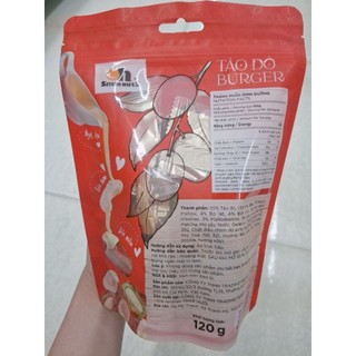 [Chính hãng) SMILE NUTS Táo đỏ buger mix 4 vị (socola, matcha, truyền thống, mơ sấy)