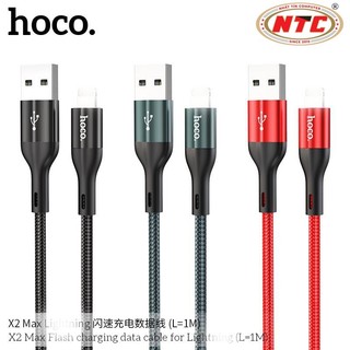 Cáp sạc nhanh Hoco X2 Max Flash cổng LaiNing, max 3A, dài 1M - Phụ Kiện Nhất Tín