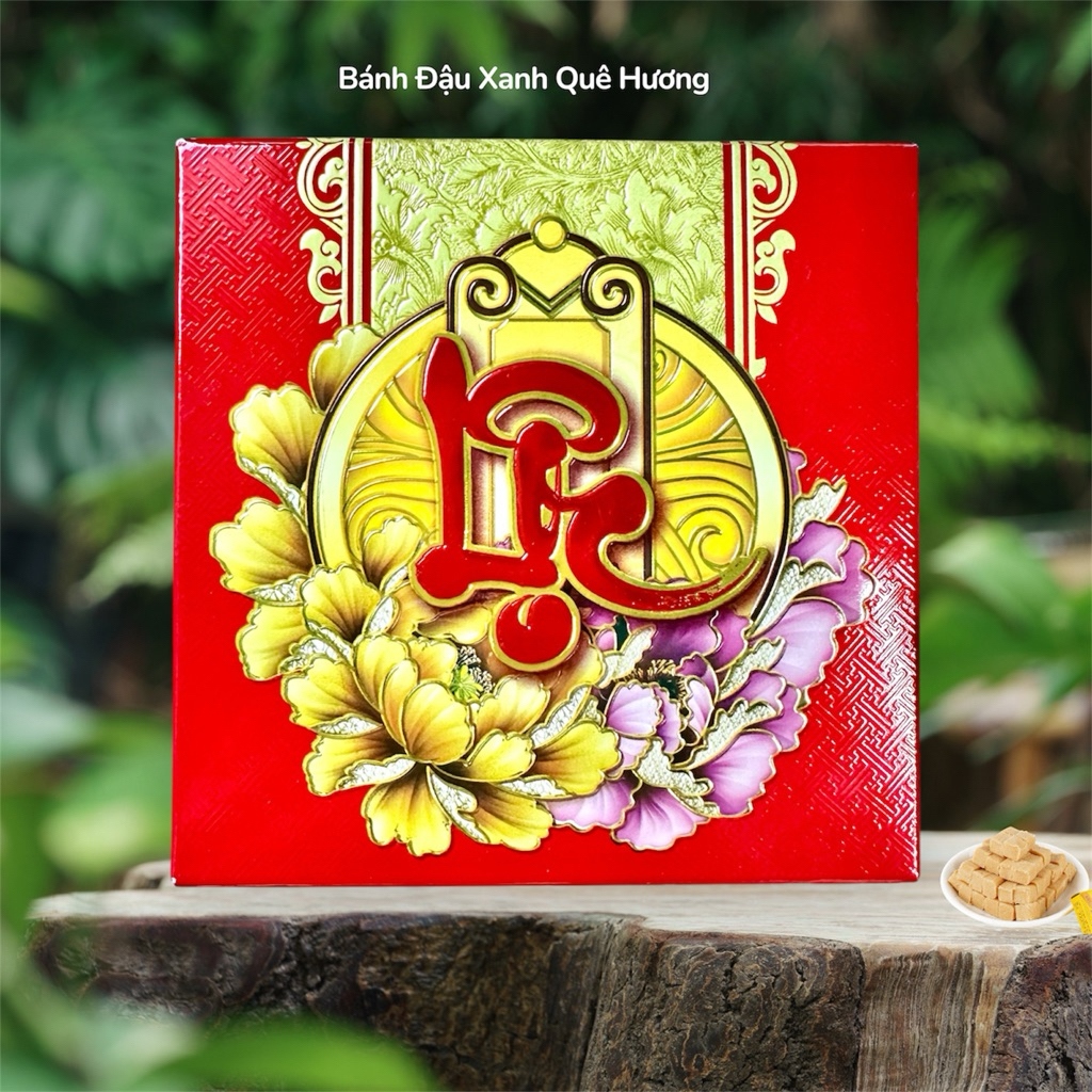 Bánh Đậu Xanh Quê Hương 180g 380g– Tan Mịn, Ngọt Thanh,Đậu Xanh Nguyên Chất –Bánh Ăn Vặt, Không Chất Bảo Quản