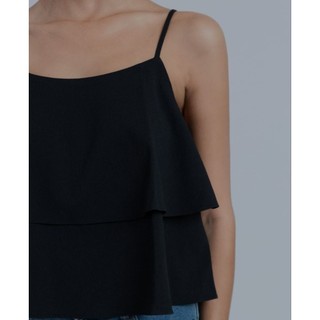 Áo croptop 2 dây bèo tầng hãng J-P
