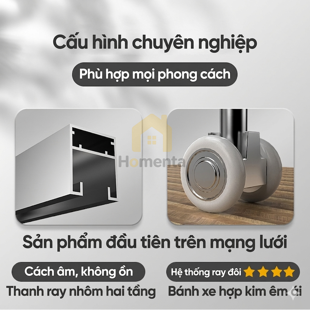 Cửa Nhựa Xếp Cửa Nhựa Nhà Vệ Sinh Toilet WC Kéo Ngăn Phòng PVC Cao Cấp Thanh Nhôm Nam Châm Dày Bền