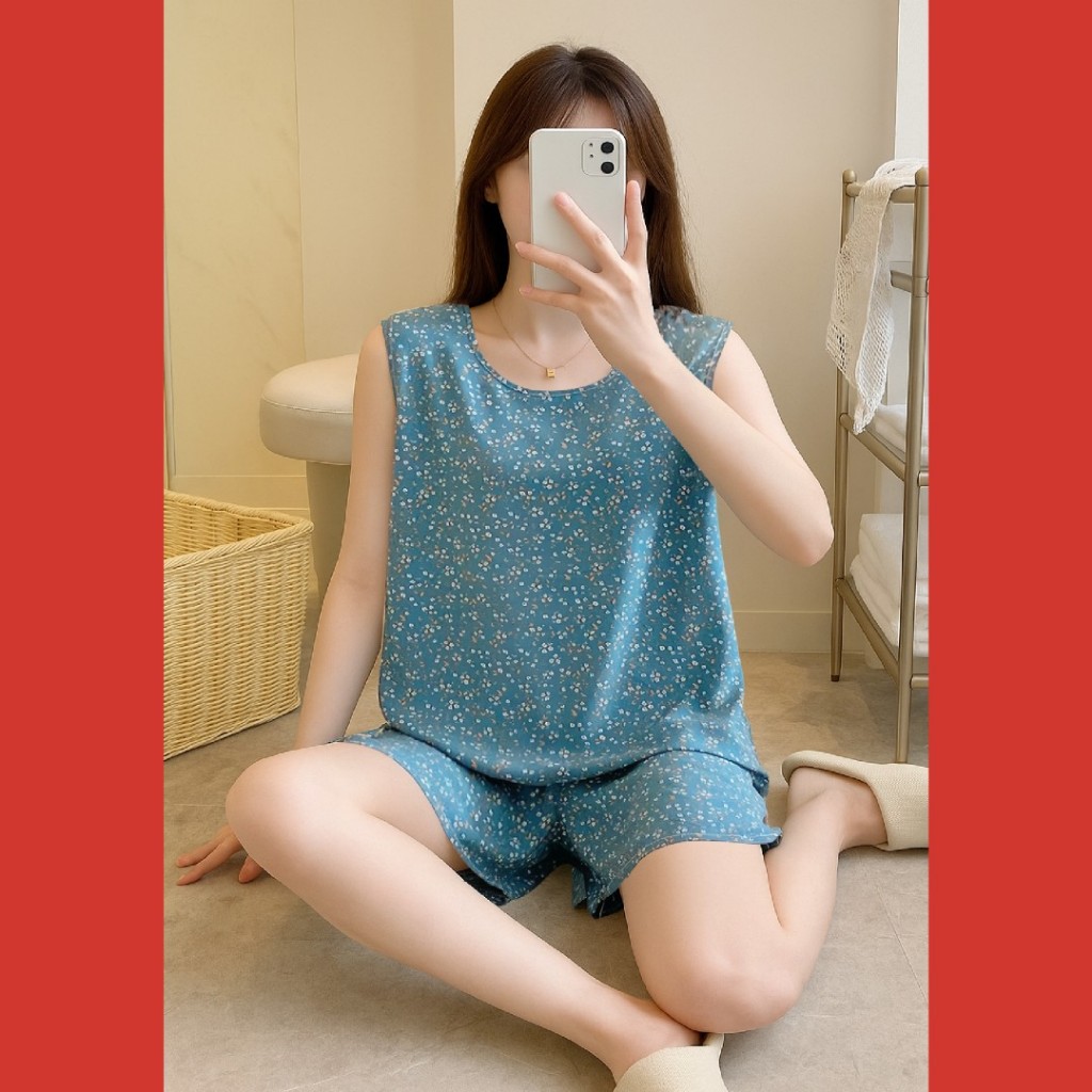 Đồ bộ nữ quần cộc, áo sát nách 𝗗𝗟 𝗙𝗮𝘀𝗵𝗶𝗼𝗻 Mã SD