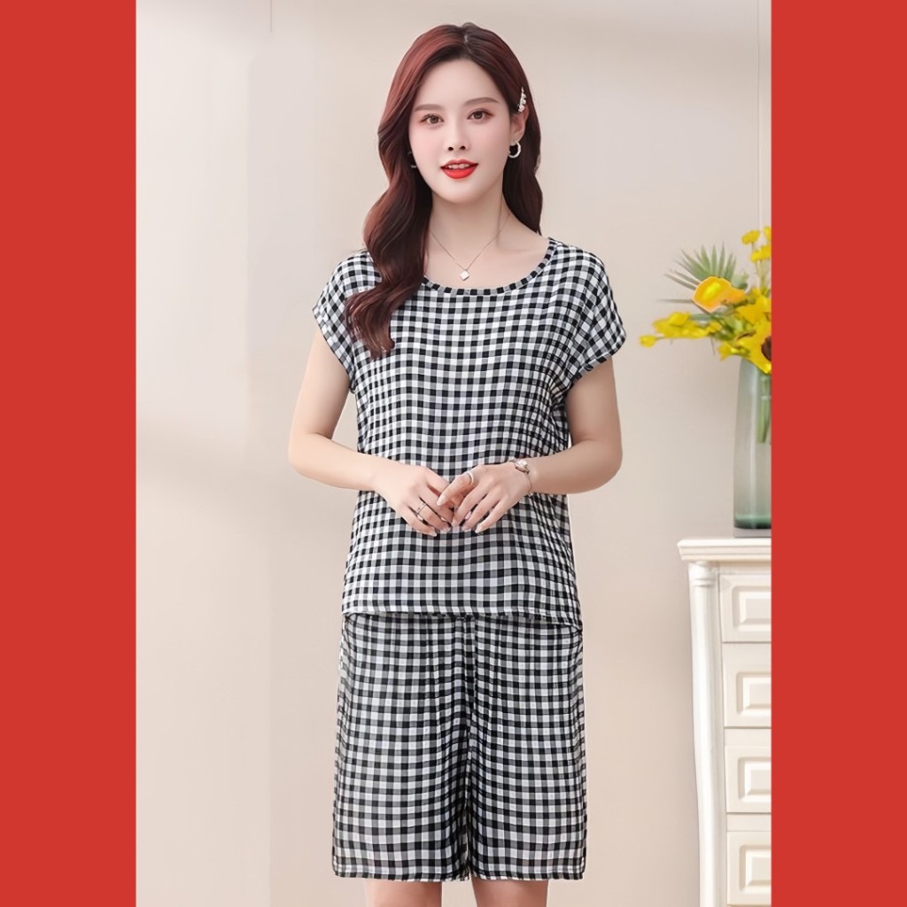 Đồ bộ nữ quần ngố, áo cộc 𝗗𝗟 𝗙𝗮𝘀𝗵𝗶𝗼𝗻 Mã 0N