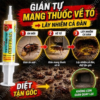 ThuốC DiệT KiếN GiáN TậN GốC Gel DiệT GiáN Công nghệ Nhật Bản thuốc diệt kiến / gel diệt kiến Hiệu quả nhanh, An toàn