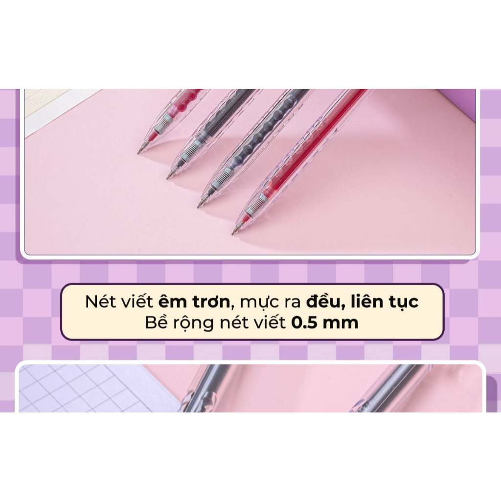 [ 10 CÂY ] Bút Gel Thiên Long FASGEL Gel-068 đủ màu