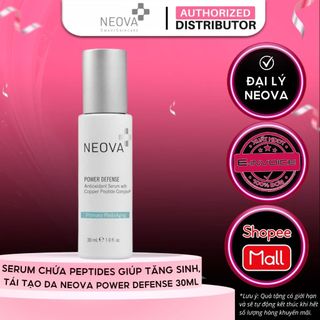 Serum phức hợp peptide đồng cô đặc giúp tăng sinh, tái tạo da đa tầng Neova Power Defense 30ml