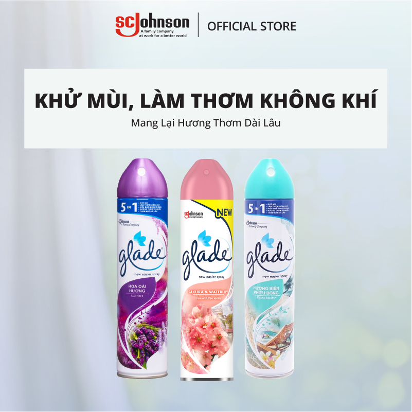 GLADE Xịt Thơm Phòng Khử Mùi Lưu Hương Bền Lâu 280ml