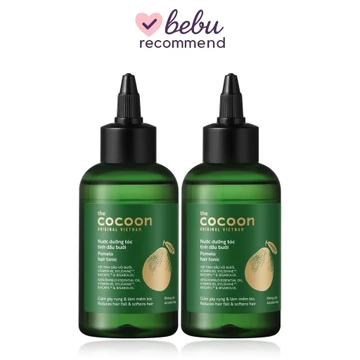 [BEBU] COMBO 2 Nước Dưỡng Tóc Tinh Dầu Bưởi Cocoon 2x140ml - Tinh Dầu Bưởi Nuôi Dưỡng Nang Tóc Chắc Khỏe Giảm Gãy Rụng