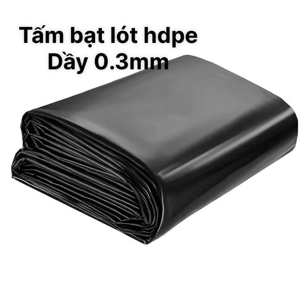 Tấm bạt lót hồ hdpe loại 0,3mm dùng làm lót ao hồ sông suối nuôi ốc ếch cá lươn
