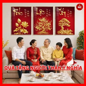 Tranh Thư Pháp Chữ An Treo Tường Trang Trí Phòng Khách Quà Tặng Ý Nghĩa - Tranh Chữ Tài Lộc, Phú Quý Thư Pháp Cao Cấp