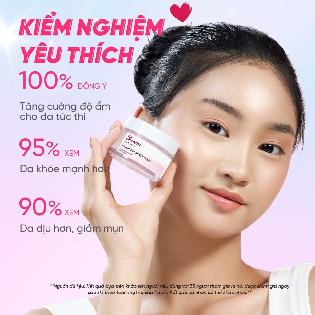 Kem Dưỡng Ẩm The Originote 24H Cấp Ẩm Phục Hồi Làm Dịu Da Sáng Da Không Dính Hyalucera Moisturizer Gel 50g