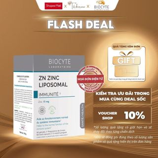 TPBVSK Viên Uống Bổ Sung Kẽm Hỗ Trợ Sức Khỏe Biocyte Zn Zinc Liposomal