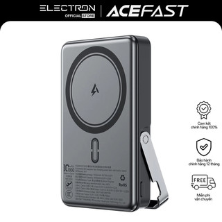 Sạc dự phòng ACEFAST M17 – 10000mAh, sạc từ tính 15W, sạc nhanh P.D 20W/22.5W, thiết kế mini kèm stand