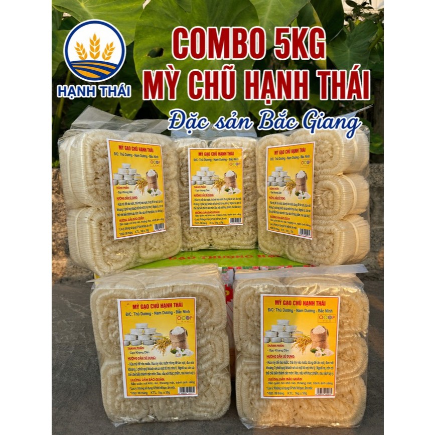 Combo 5kg mỳ Chũ Hạnh Thái