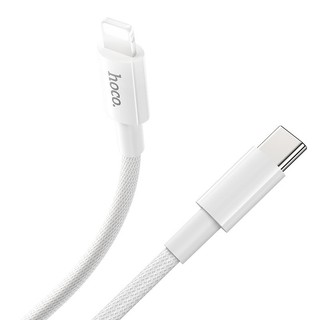 Cáp sạc nhanh Hoco X56 TypeC to LaiNing 20W dài 1M (Trắng)