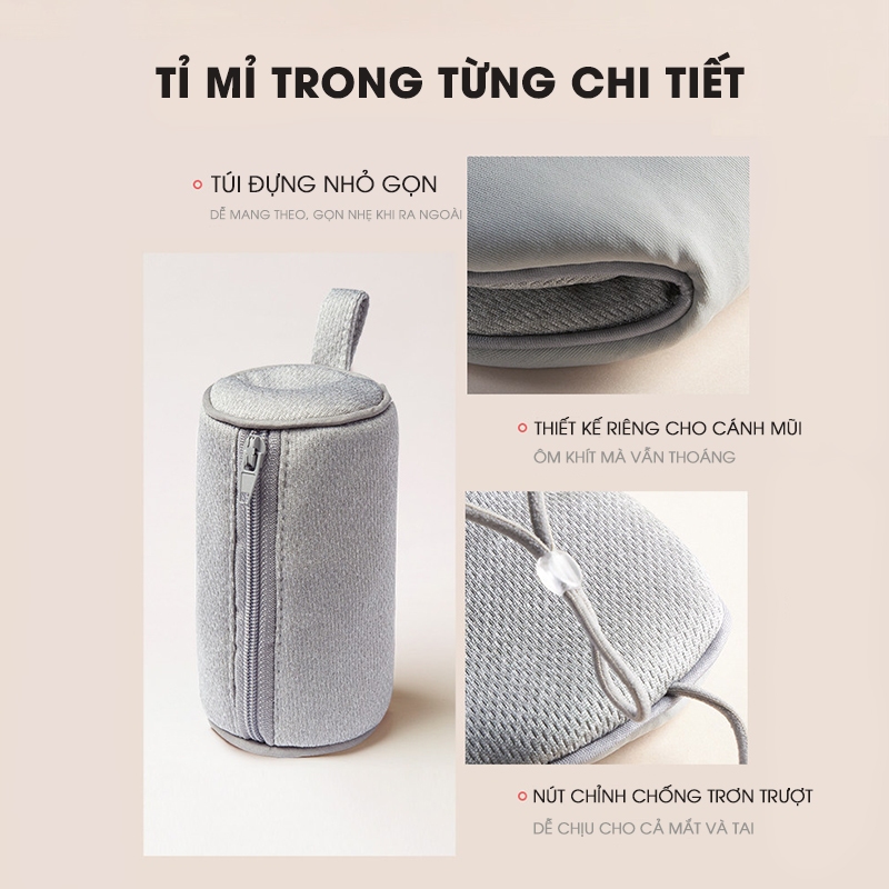 ZSM Ice Silk Eye Mask Sleep Blackout Eyes Patch Mặt nạ ngủ đôi mặt có thể thở