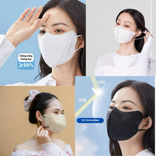 Thùng 300 - 200c - 100c Khẩu Trang 6A Pro Người Lớn - 4 Lớp, Dày Dặn, Chống Tia UV, Che Kín Mặt