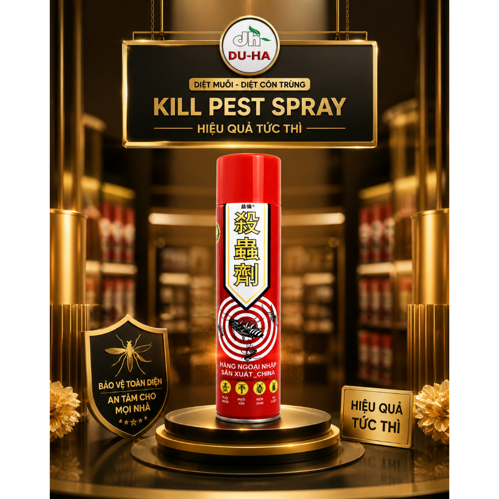 [Hỏa Tốc HCM] Chai Xịt Muỗi Và Côn Trùng 600ml Hiệu Quả Tốt