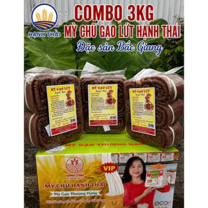 Combo 3kg mỳ Chũ gạo lứt Hạnh Thái