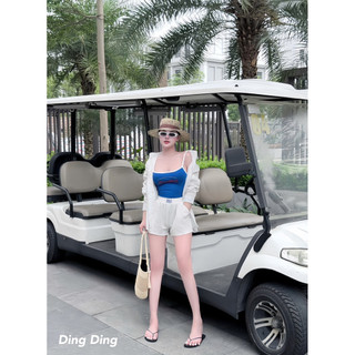Set 3 chi tiết áo 2 dây+áo sơ mi+quần đùi xinh 💯💝đi CHƠI, đi LÀM ,đi du lịch sang chảnh, xinh XINH đẹp