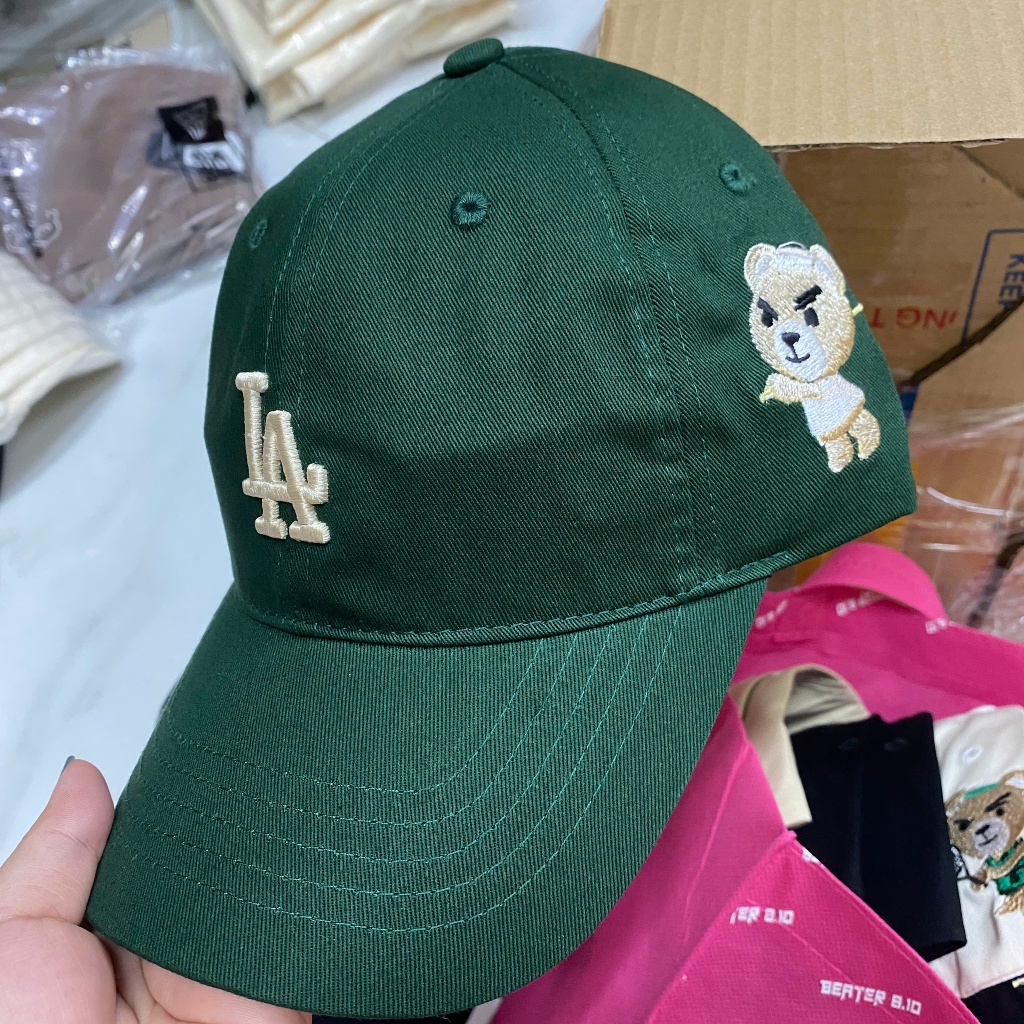 [Chính hãng] Nón Lưỡi Trai, Nón Bóng chày MLB unisex Mega Bear - 3ACPB023N, phụ kiện cực cá tính