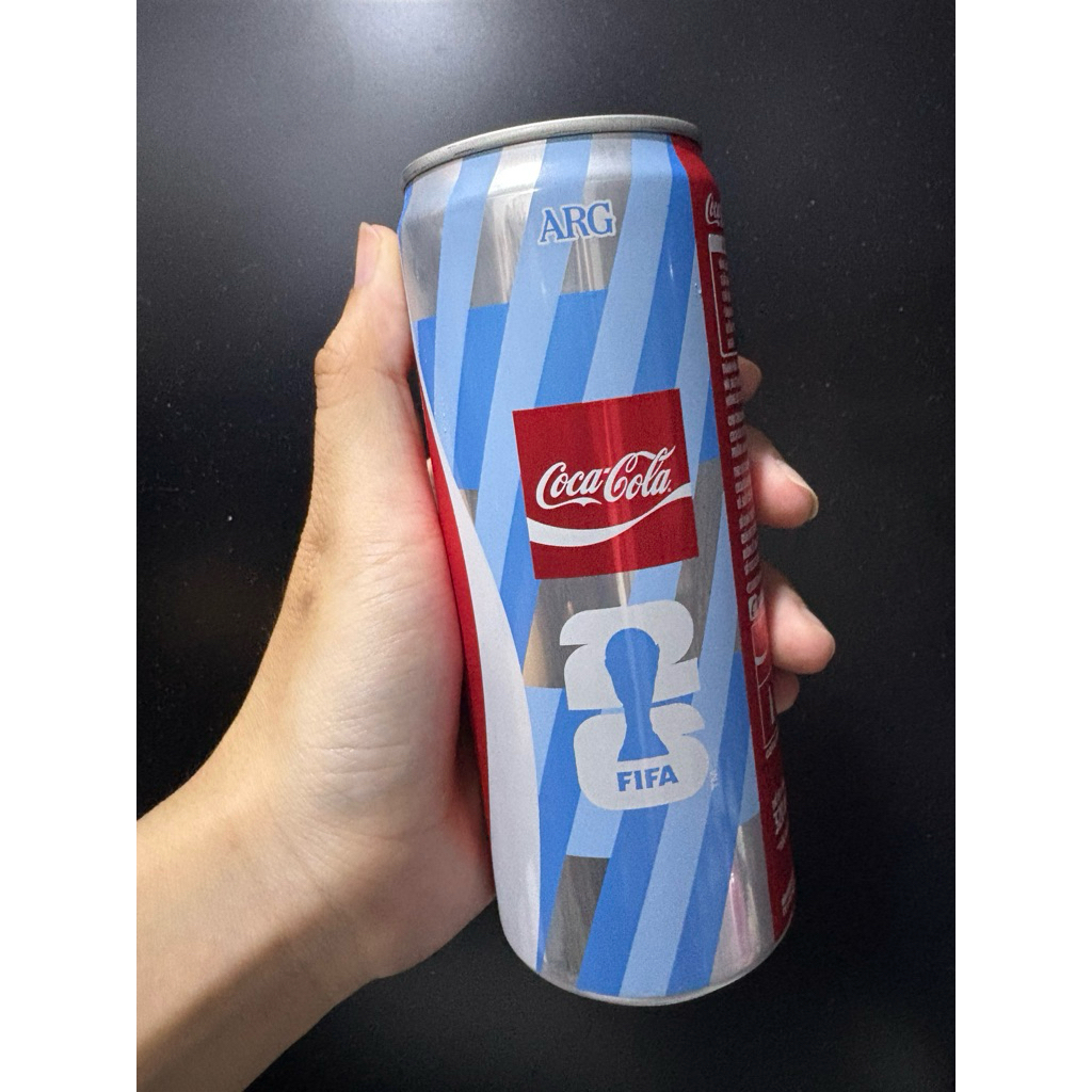 Lon Coca cola phiên bản đội tuyển Argentina (M10 Messi) kỉ niệm world cup 2026