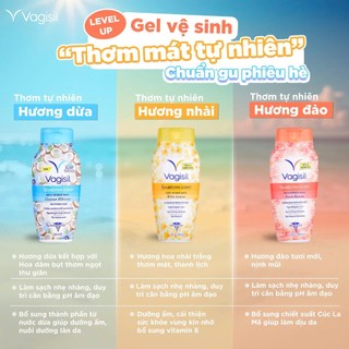 (Hỏa tốc) Bộ Sưu Tập Dung Dịch Vệ Sinh Phụ Nữ Vagisil Hương Hoa Quả, Kiểm Soát Mùi 24h, Cân Bằng pH