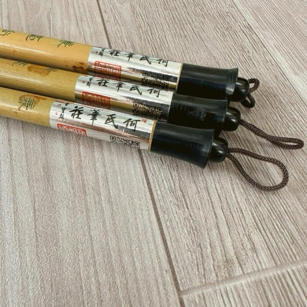 Bút lông Khiêm Hào cao cấp – Bút viết thư pháp Hán & vẽ tranh thủy mặc, thân tre tự nhiên, nhiều cỡ