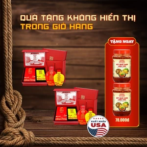 Combo 2 Hộp Quà Đậm Đà Tình Thân Cao Cấp Nước mắm Tĩn (có túi xách)
