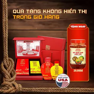 Hộp Quà Đậm Đà Tình Thân Cao Cấp Nước mắm Tĩn (có túi xách)