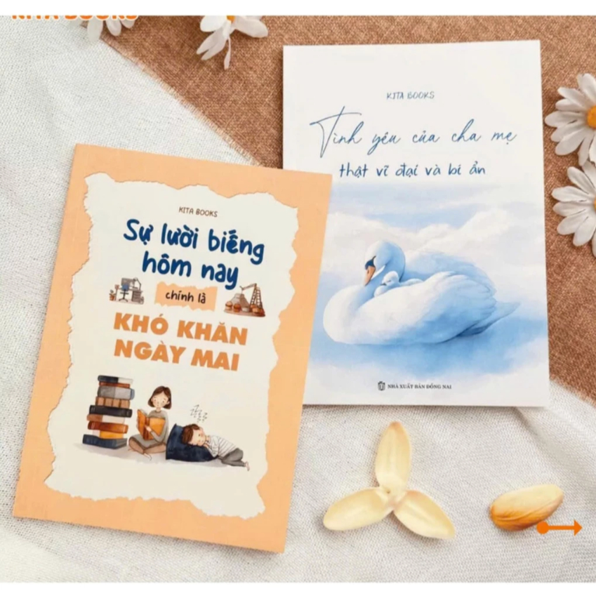 Bìa sách Combo Sự Lười Biếng Hôm Nay Chính Là Khó Khăn Ngày Mai + Tình Yêu Của Cha Mẹ Thật Vĩ Đại Và Bí Ẩn