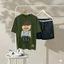 Bộ Cộc Nam Mùa Hè Pig Cao Bồi Chất Cotton Cao Cấp - Sét Bộ Cộc Hè Nam Nữ Logo Thêu Siêu Đẹp Giá rẻ
