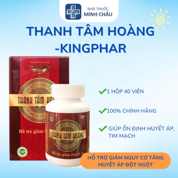 Viên Uống Thanh Tâm Hoàn Kingphar – Giúp Ổn Định Huyết Áp, Giảm Nguy Cơ Tăng Huyết Áp
