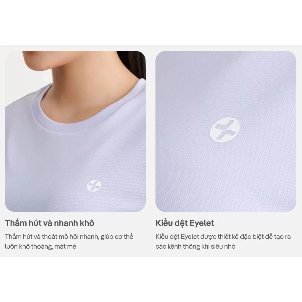 [MUA 2 GIẢM 20%] BST Áo thun thể thao nữ tập cầu lông chạy bộ Coolmate Basic vận động hàng ngày - Coolmate Women