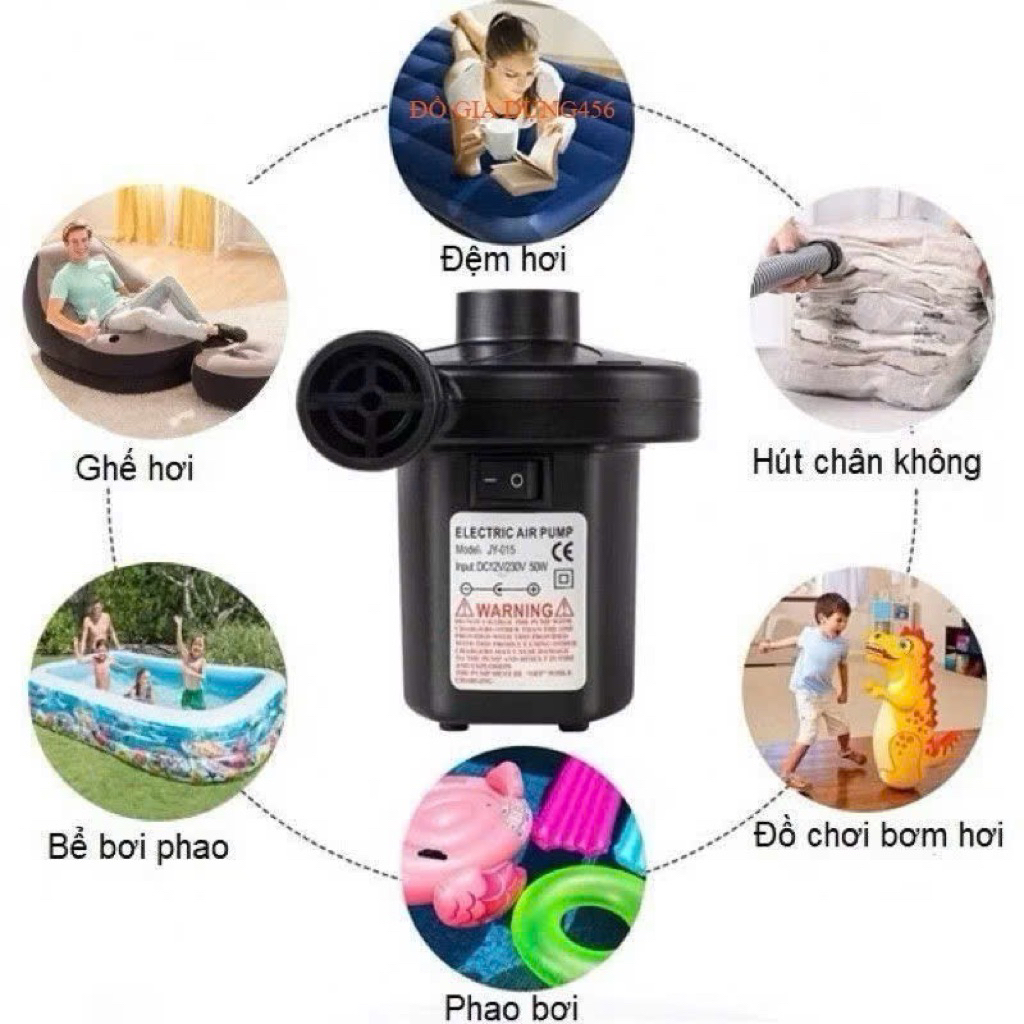 Bơm Hơi Điện ,Bơm Điện Chuyên Dụng, Bơm Hơi Bể Phao Bơi, Ghế Đệm Hơi