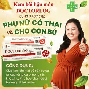 Kem bôi hậu môn Doctorlog, giúp co búi trĩ và hạn chế trĩ tái phát từ thiên nhiên (Tube 20g)
